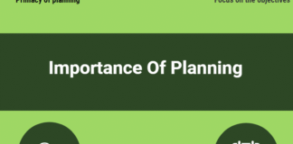 importance of planning