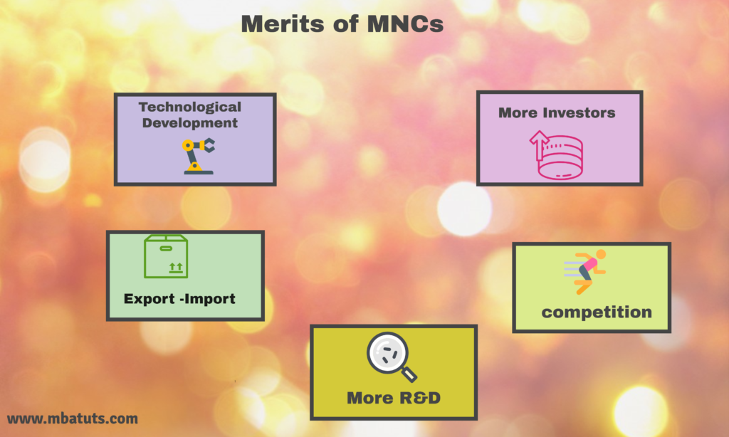 Merits of MNCs